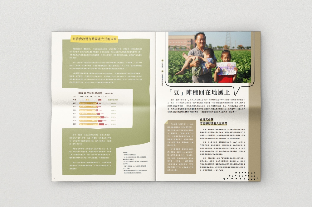 《雜糧復興誌》刊物編輯設計